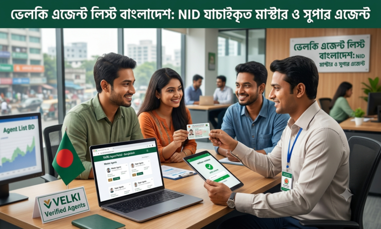 ভেলকি এজেন্ট লিস্ট বাংলাদেশ: NID যাচাইকৃত মাস্টার ও সুপার এজেন্ট